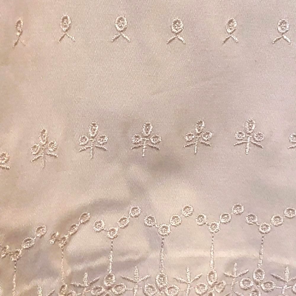 New Vintage Bill Blass Capri Pants Stretch Khaki Embroidered Hem Coastal Sz 16 — image 3 of 8